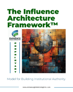The Influence Architecture Framework™: A Proprietary Model for Building Institutional Authority