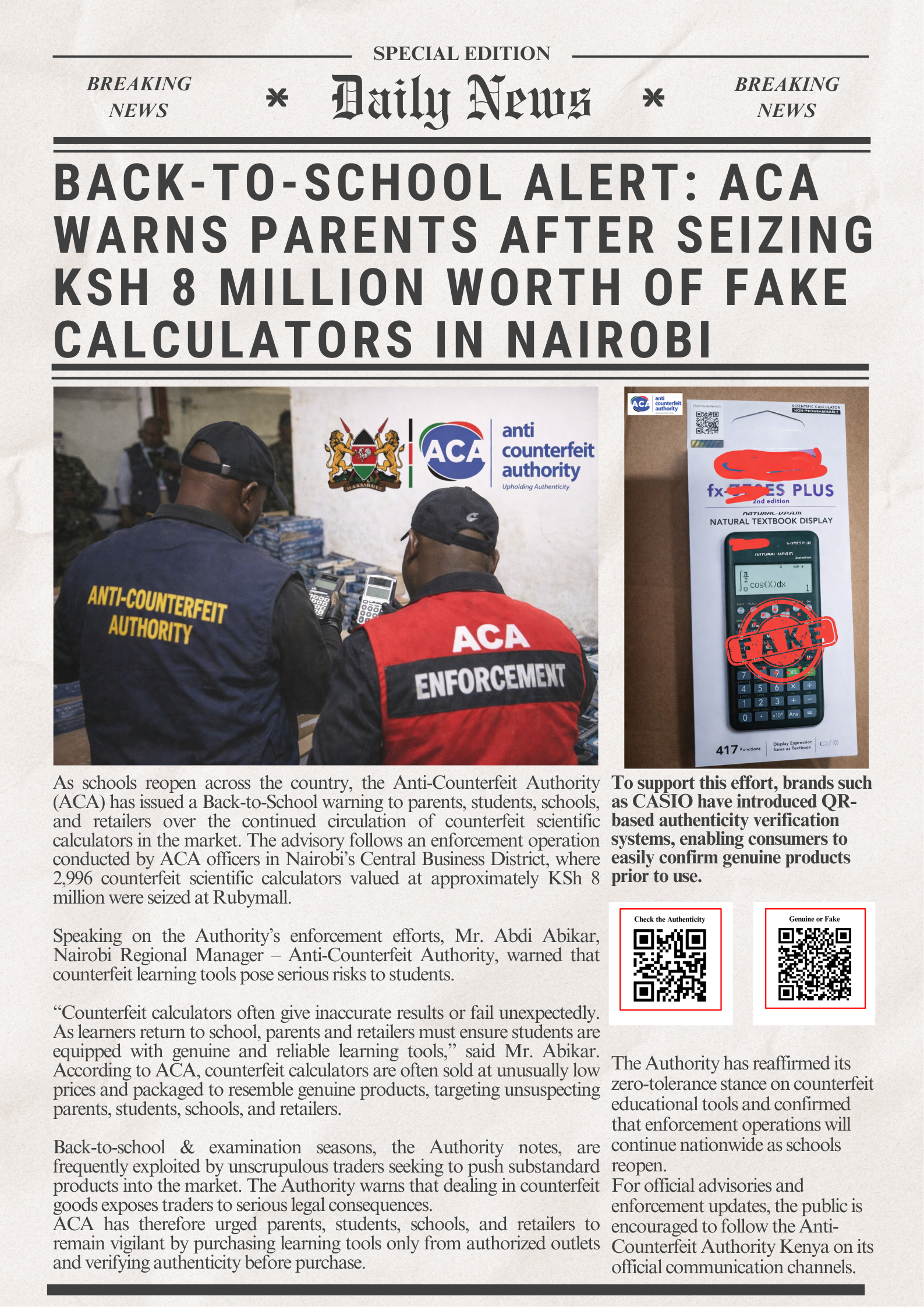CASIO Middle East & Africa